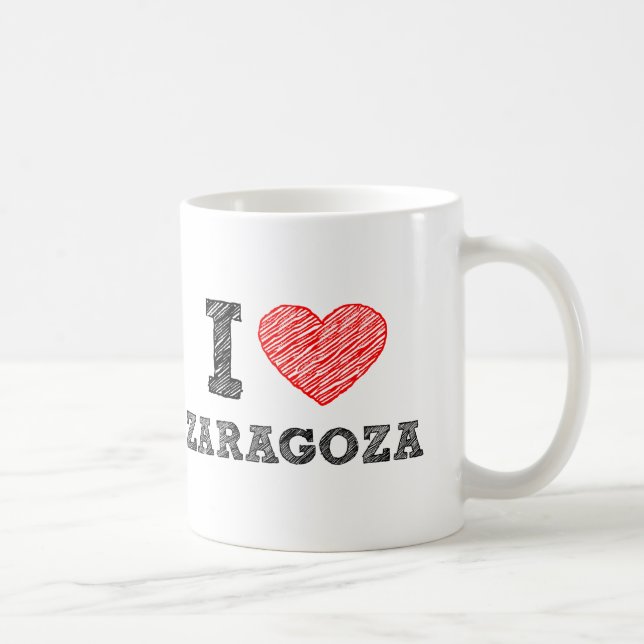 I Liebe Saragossa Tasse (Rechts)
