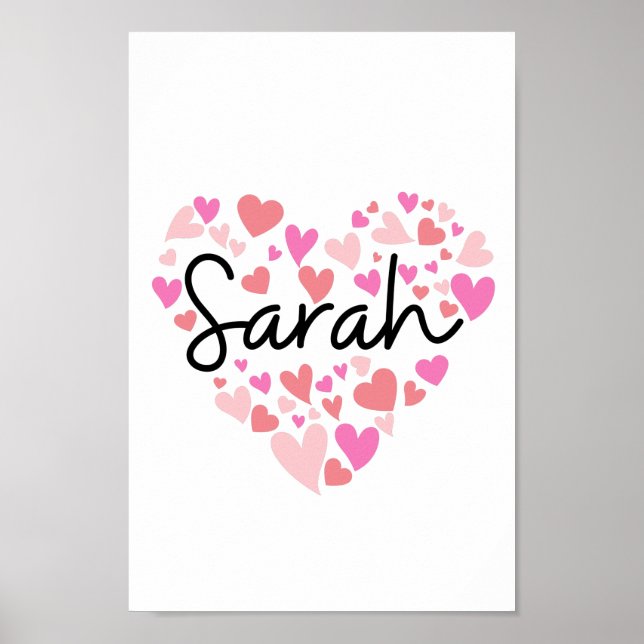 I Liebe Sarah Poster (Vorne)