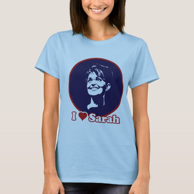 I Liebe Sarah T-Shirt (Vorderseite)