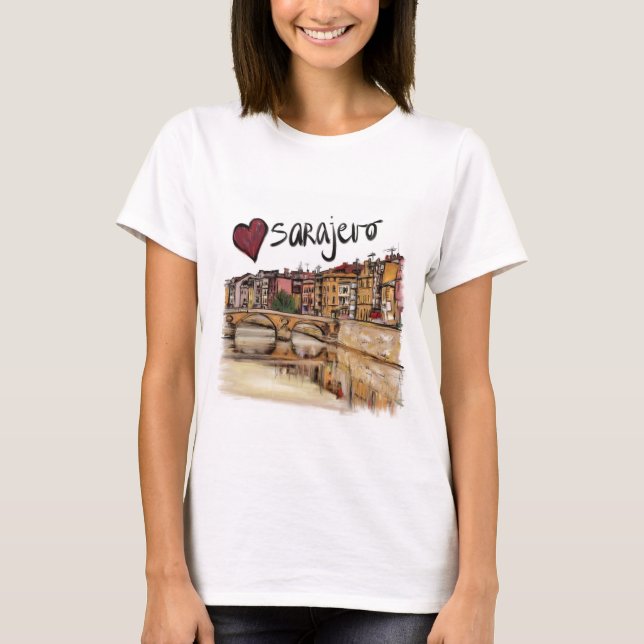 I Liebe Sarajevo T-Shirt (Vorderseite)