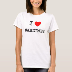 I Liebe SARDINEN (Nahrung) T-Shirt