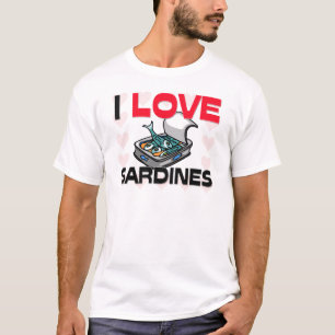 I Liebe-Sardinen T-Shirt