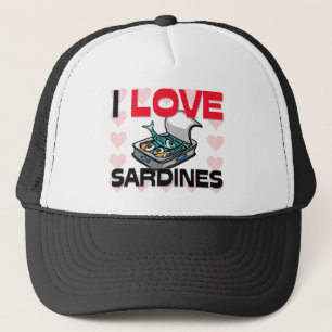 I Liebe-Sardinen Truckerkappe