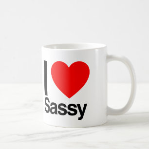 i Liebe sassy Tasse