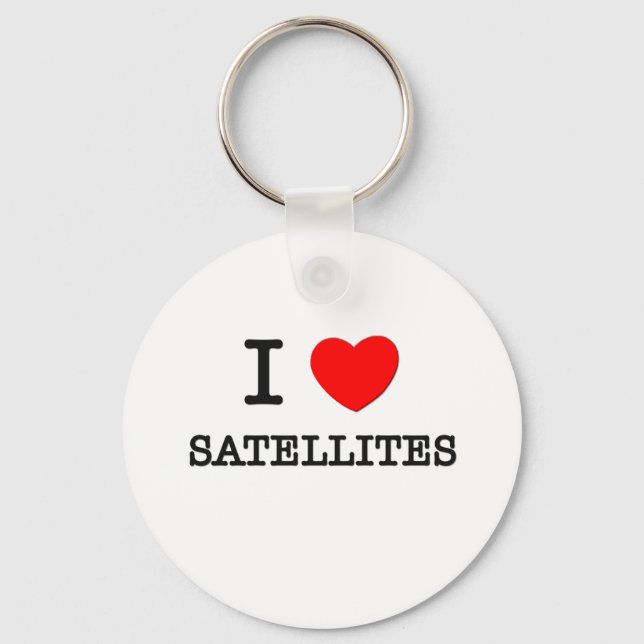 I Liebe Satelliten Schlüsselanhänger (Vorderseite)