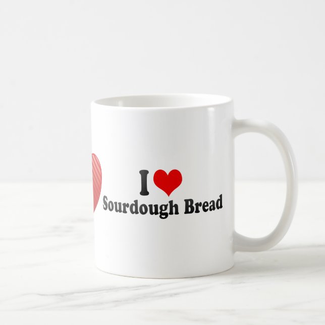 I Liebe-Sauerteig-Brot Kaffeetasse (Rechts)