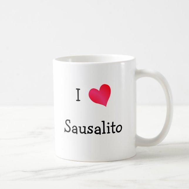 I Liebe Sausalito Kaffeetasse (Rechts)