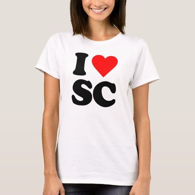I LIEBE-SC T-Shirt (Vorderseite)