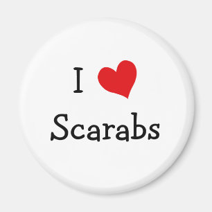 I Liebe Scarabs Magnet