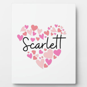 I Liebe Scarlett Fotoplatte