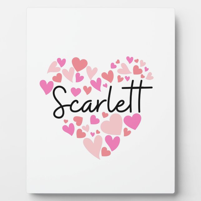 I Liebe Scarlett Fotoplatte (Vorderseite)