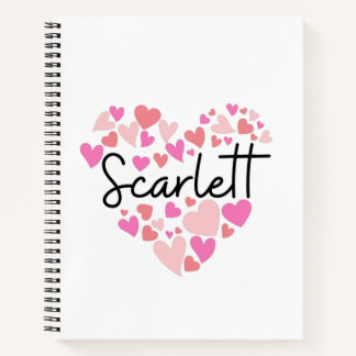 I Liebe Scarlett Notizbuch