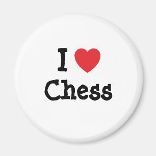I Liebe Schachherz Brauch personalisiert Magnet