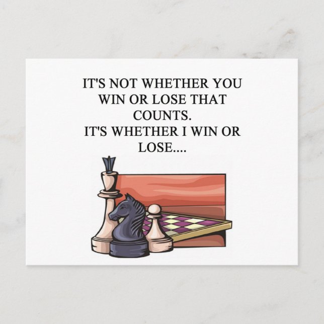 i Liebe Schachspieler Postkarte (Vorderseite)