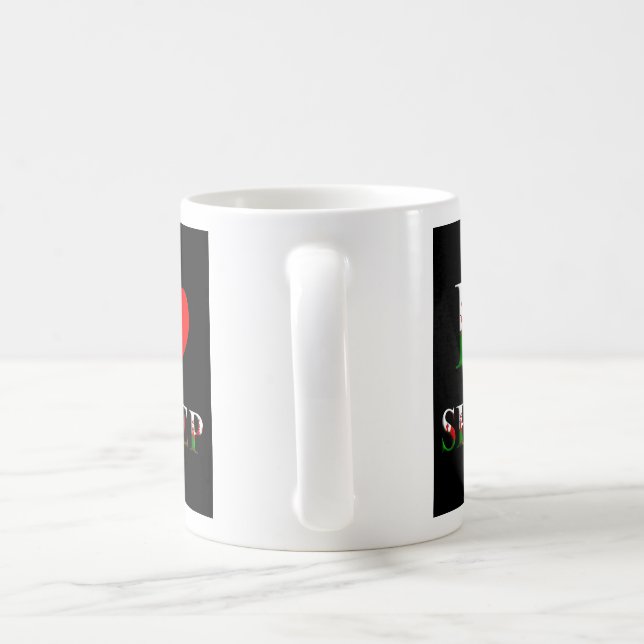 I Liebe-Schaf-Tasse (Waliser/Wales-Version) Tasse (Henkel)