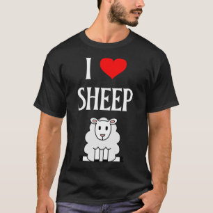 I Liebe Schafe I Herzenshaf T-Shirt