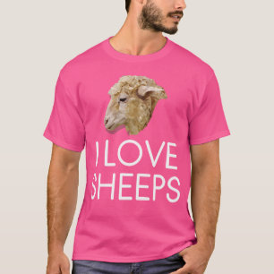 I Liebe Schafe Schafe Lover Animal Lover T-Shirt