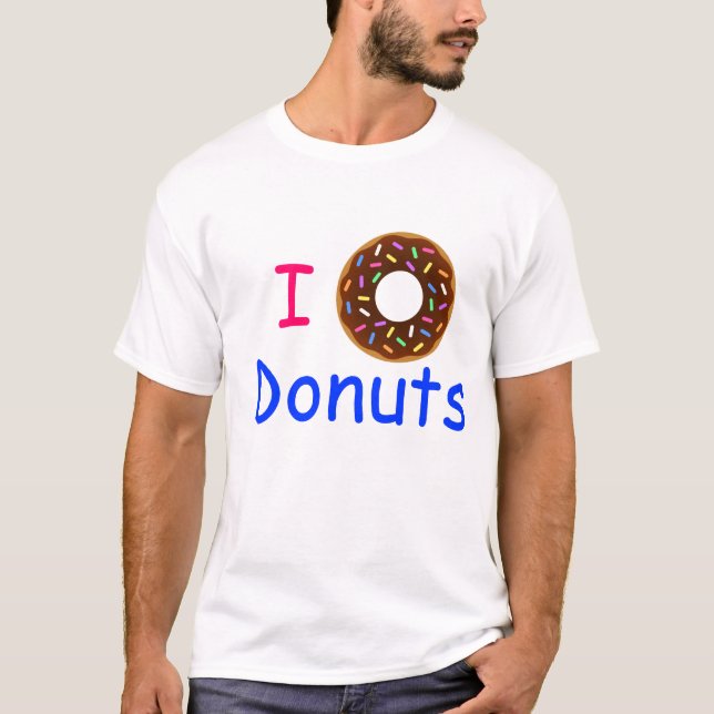 I Liebe-Schaumgummiring-T - Shirt (Vorderseite)