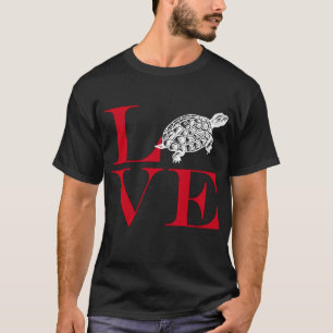 I Liebe-Schildkröten - Dunkelheit farbiges T-Shirt