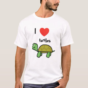 I Liebe Schildkröten T-Shirt