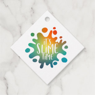 I Liebe Schleim Regenbogen-Schleimhaut Geschenkanhänger