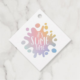 I Liebe Schleim Regenbogen-Schleimhaut Geschenkanhänger