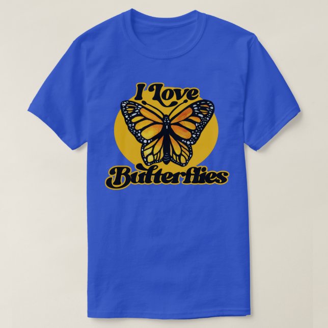 I Liebe Schmetterlinge1 T-Shirt (Design vorne)