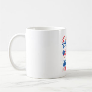 I Liebe Schnauzers und die USA Kaffeetasse