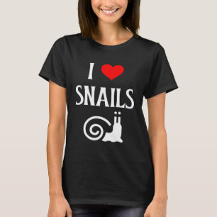 I Liebe Schnecken ich Hecht Schnecken Schnecken Ga T-Shirt