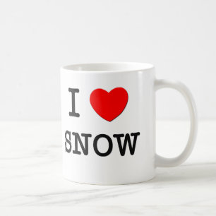 I Liebe-Schnee Kaffeetasse