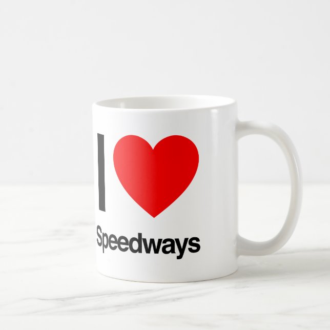 i Liebe Schnellstraßen Tasse (Rechts)