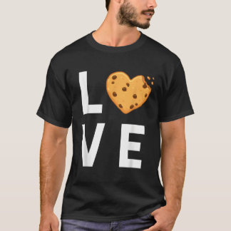 I Liebe Schokolade Chip Cookies T-Shirt
