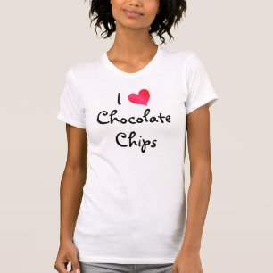 I Liebe Schokolade Chips T-Shirt