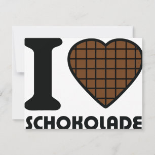 I Liebe Schokolade Ikone