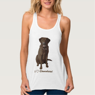 I Liebe Schokolade Labrador Retrievers Tank Top