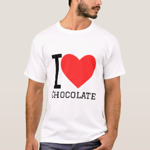I Liebe Schokolade T-Shirt