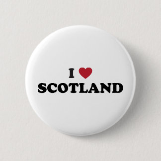 I Liebe Schottland Button