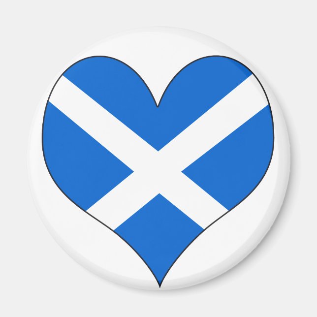 I Liebe Schottland Magnet (Vorne)