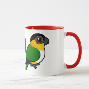 I Liebe-schwarzköpfige Papageien Tasse
