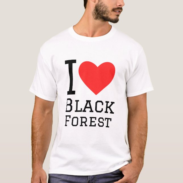 I Liebe Schwarzwald T-Shirt (Vorderseite)