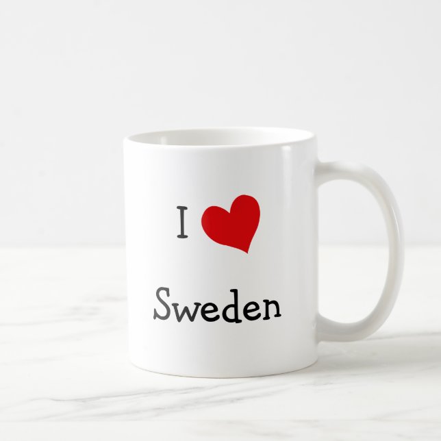 I Liebe Schweden Tasse (Rechts)