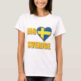 I Liebe Schweden (Zacke Älskar Sverige) T-Shirt
