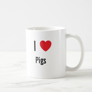 I Liebe Schweine Kaffeetasse