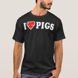 I Liebe Schweine Redewendungen Funny Beef Sprichwo T-Shirt