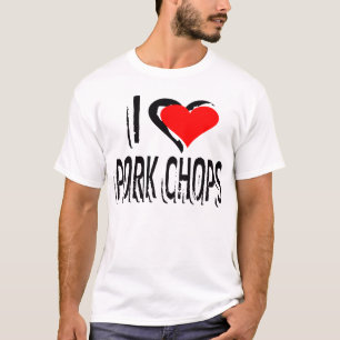 I Liebe-Schweinekoteletts -- T - Shirt