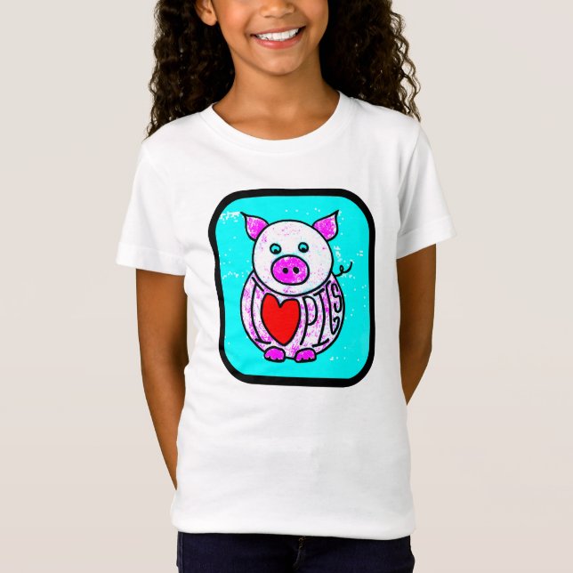 I Liebe-SchweinkindT - Shirt (Vorderseite)