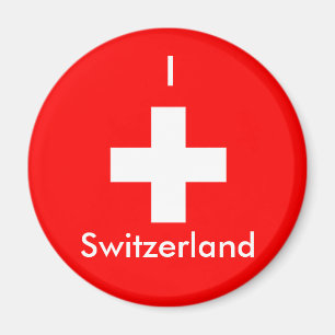 I Liebe Schweiz Magnet