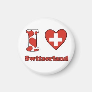 I Liebe Schweiz Magnet