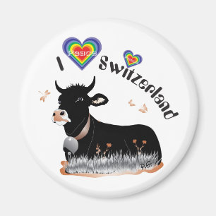 I Liebe Schweiz Magnet