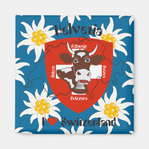 I Liebe Schweiz Magnet